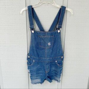 Signature8 Distressed Overall Shorts Cutoff L0